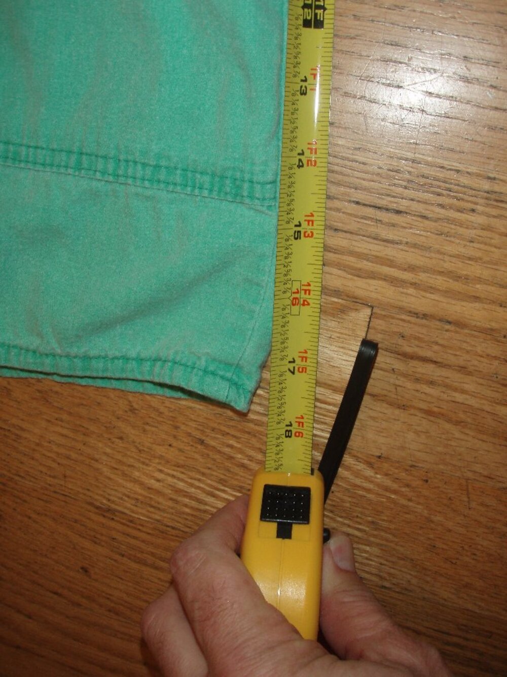 vintage 1980s OP Ocean Pacific USA surfer skater green cotton Shorts L 78306-31v - Picture 7 of 8
